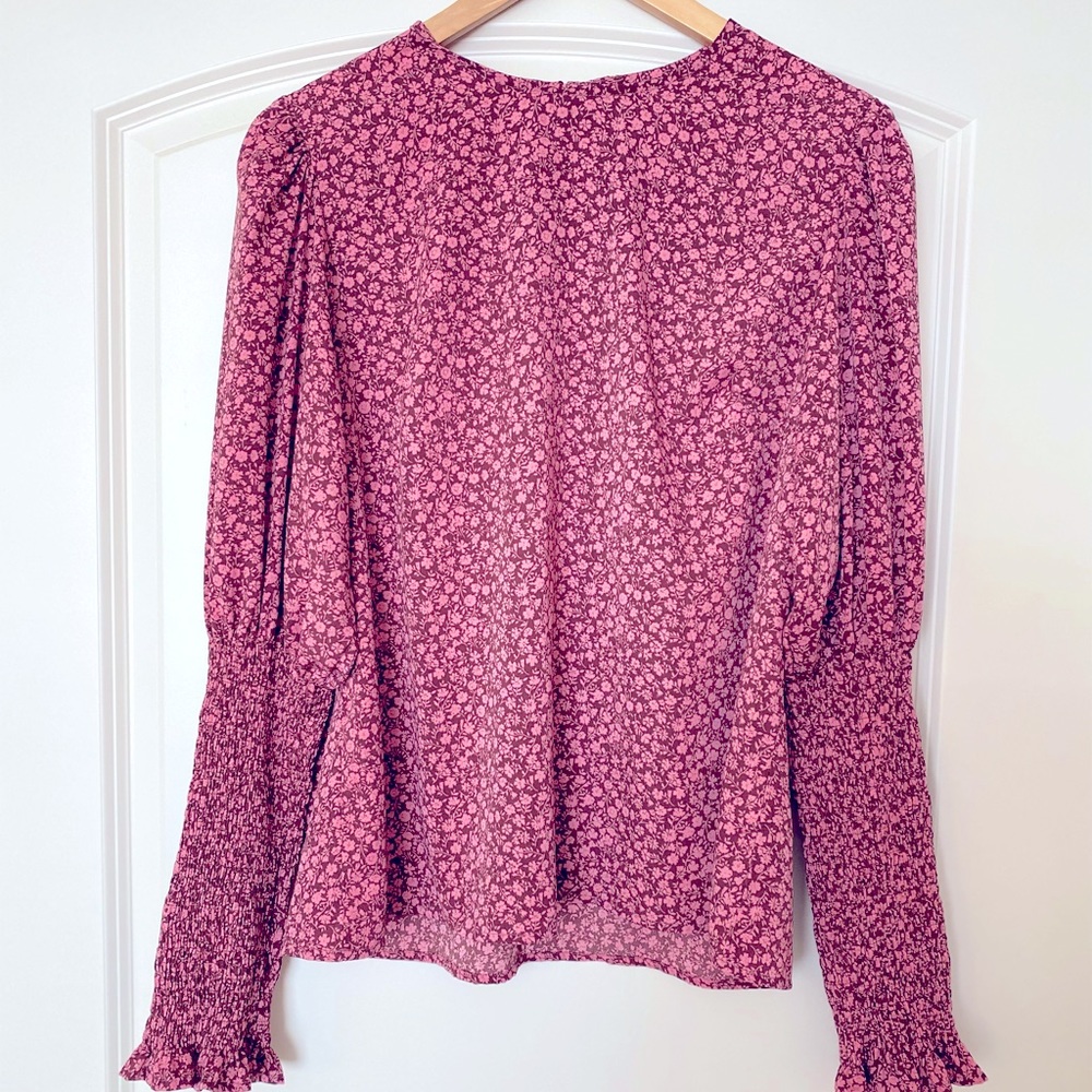 SHEIN Long Sleeved Floral Top